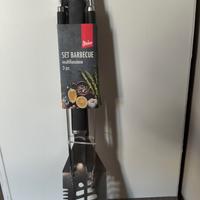 Set barbecue multifunzione 3 pz. Nuovo 