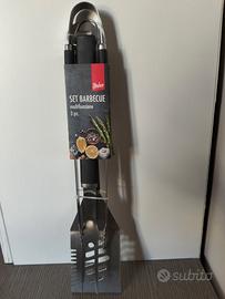 Set barbecue multifunzione 3 pz. Nuovo 