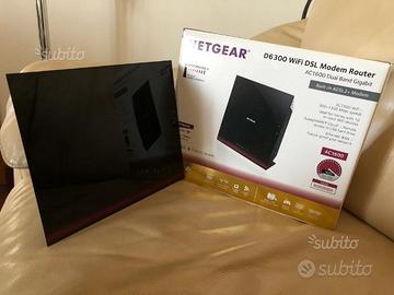 Modem router wifi dsl ac1600 dual band g.bit d6300