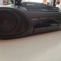 radio +cd+audio cassette doppio sanyo