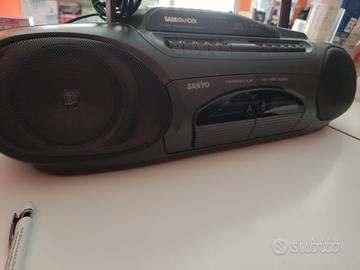 radio +cd+audio cassette doppio sanyo