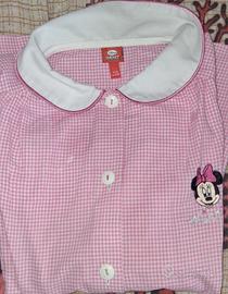 2 grembiuli per l'asilo da bimba rosa 4/5 anni