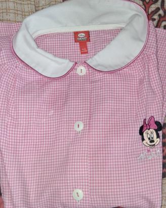 2 grembiuli per l'asilo da bimba rosa 4/5 anni