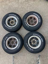 GOMME E CERCHI TOYOTA NISSAN MITSUBISHI 235 75 15