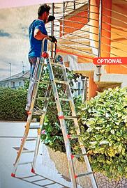 Scala telescopica professionale in alluminio.