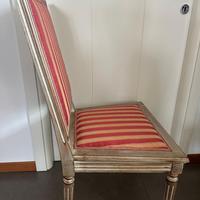 sedia da sala da pranzo minotti intagliate x6