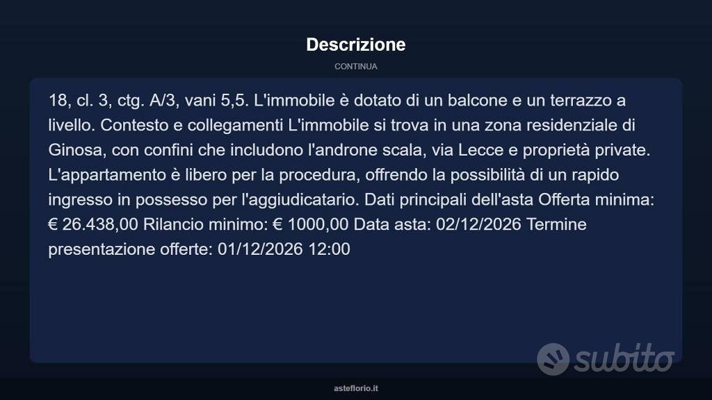 Appartamento – Ginosa, Taranto - Vista 4