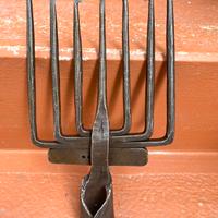 Fiocina Per Anguille Antica Fatta A Mano Cm 32