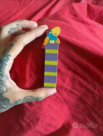 Lettera I decorativa in legno