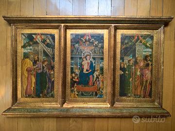 Pala di San Zeno di Verona, Stampa lignea anticata