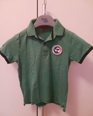 Polo verde anni 8 marca Napapijri