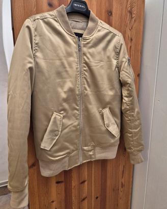 Bomber oro taglia M