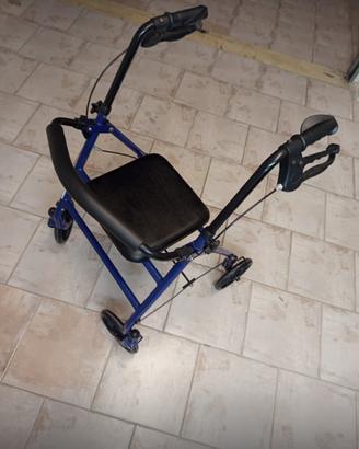 Carrello per anziani con seduta