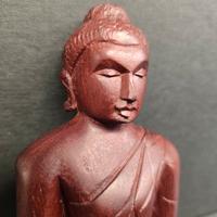 Buddha Meditativo in Legno Intagliato a Mano - 16c