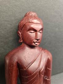 Buddha Meditativo in Legno Intagliato a Mano - 16c