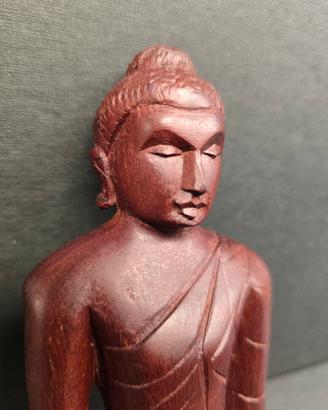 Buddha Meditativo in Legno Intagliato a Mano - 16c