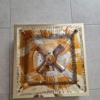 Plafoniera Murrina lavorazione a foglia