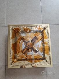 Plafoniera Murrina lavorazione a foglia