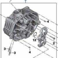 Testata destra Nuova Bmw R1200 GS - R1200RT