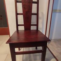 Sedie legno massello