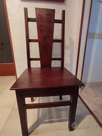 Sedie legno massello