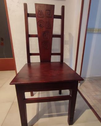 Sedie legno massello