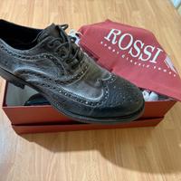 Scarpe uomo nuve stringate francesine derby Rossi