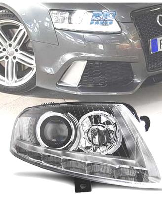 FARI AUDI A6 C6 04-08 XENON LUCE DIURNA LED DRL CR