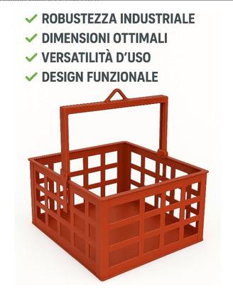 Cesta per montacarichi 50x50cm