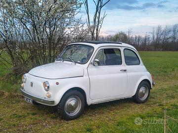 Fiat 500F 1969 Bianca, Storica 
