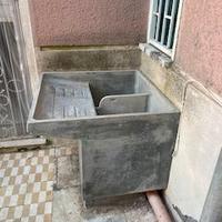 lavatoio in cemento per esterno