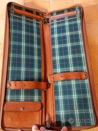 PORTA CRAVATTE IN PELLE ALTA QUALITA - NUOVO