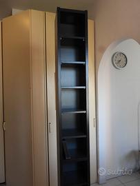 Colonna porta CD Ikea serie Billy nera