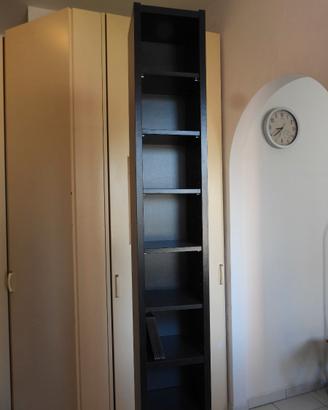 Colonna porta CD Ikea serie Billy nera