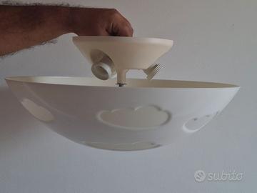 Lampadario nuvola bambini bianco ikea
