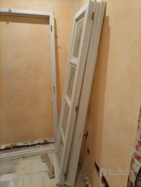 N.1 coppia finestre+ vetro doppia camera+maniglie