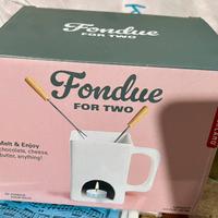 Set da fonduta - Kikkerland Fondue for two NUOVO