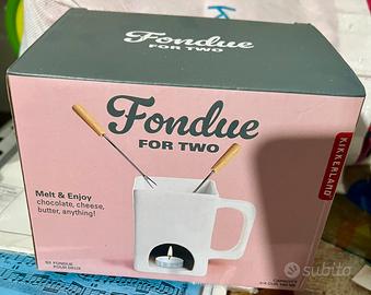 Set da fonduta - Kikkerland Fondue for two NUOVO