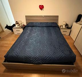 Letto matrimoniale contenitore