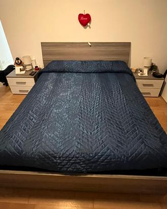 Letto matrimoniale contenitore