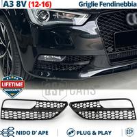 Griglie FENDINEBBIA AUDI A3 8V 12-16 NIDO D'APE RS