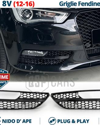 Griglie FENDINEBBIA AUDI A3 8V 12-16 NIDO D'APE RS