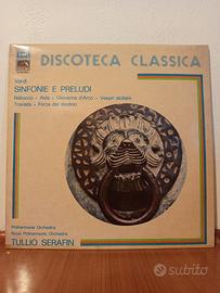 Vinile Giuseppe Verdi Sinfonie e Preludi