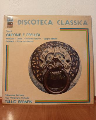 Vinile Giuseppe Verdi Sinfonie e Preludi