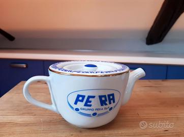 Teiera bar pubblicitaria da collezione caffè Pera