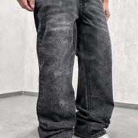 Jeans Brillantinati Neri