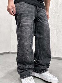 Jeans Brillantinati Neri