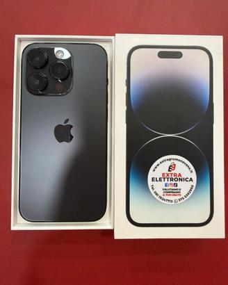 iphone 14 pro 128GB batteria 100% nero opaco