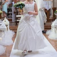 Abito damigella o prima comunione 10 anni