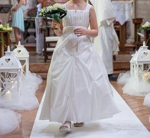 Abito damigella o prima comunione 10 anni